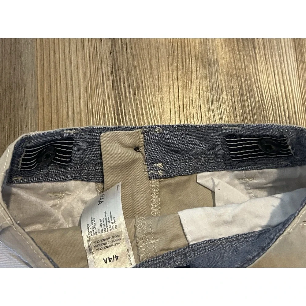Oshkosh Boy's Toddler's Khaki Adjustable Waist Pants Size 4T Classic Casual I39